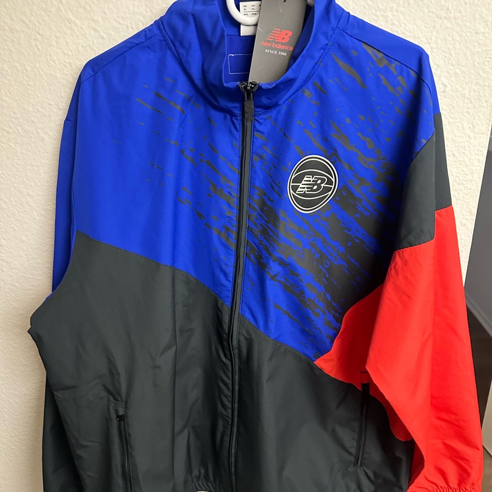 New Balance Men's Blue and Red Jacket
